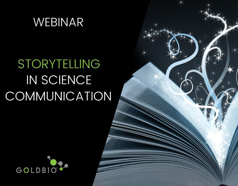 storytelling in science webinar card