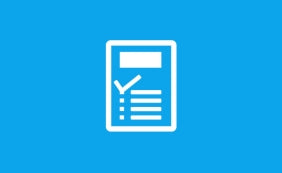 checklist icon - blue