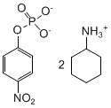 4-Nitrophenyl phosphate, bis(cyclohexylammonium) salt