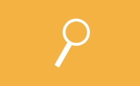 magnifying glass - resources icon - orange