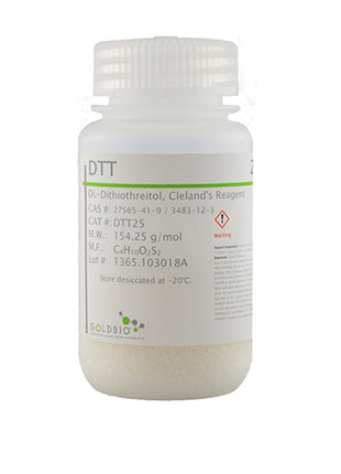 DTT Dithiothreitol Bottle