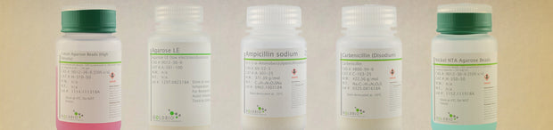 GoldBio Products in bottles - Banner image