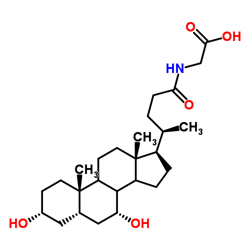 Glycochenodeoxycholic acid