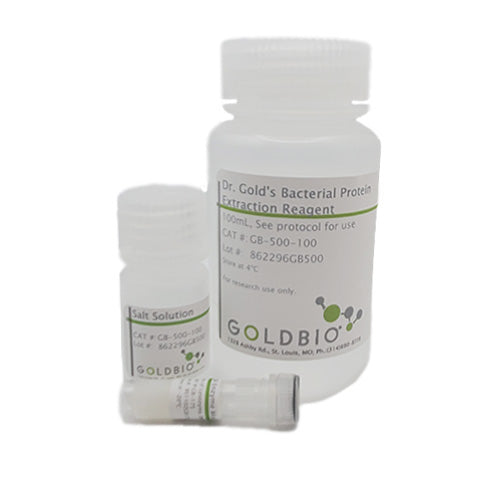 Bottle of Dr. Golds Bacterial Protein Extraction Reagent