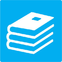 Handbook icon - blue