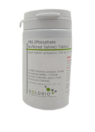 100 tablets bottle of PBS Tablets