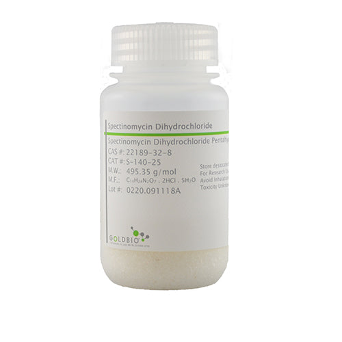 Spectinomycin Dihydrochloride Pentahydrate 100 mg/mL Solution