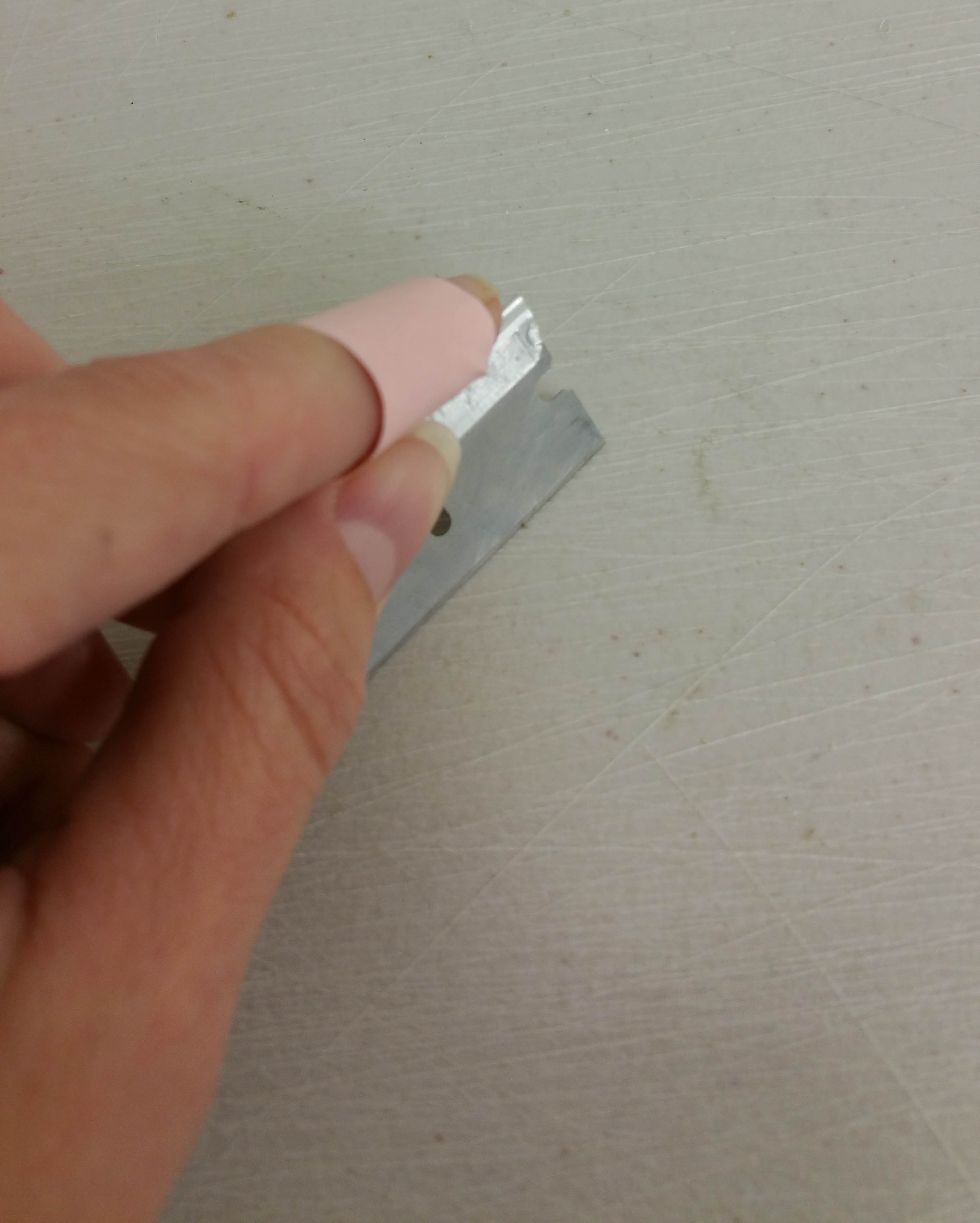 25 Real Lab Hacks from Researchers Like You - When using a straight blade, put masking tape over your finger as a second skin